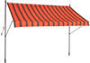 Klemmmarkise KONIFERA Markisen Gr. 350 cm, 150 cm, orange (orange, braun)