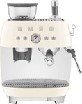 Smeg Espressomaschine "EGF03CREU" mit integrierter Kaffeem&uuml;hle