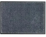 Fu&szlig;matte "Miami Uni" Gr. 15, blau (t&uuml;rkis), B:50cm H:7mm L:70cm, Kunstfaser,