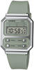 Chronograph CASIO VINTAGE "A100WEF-3AEF" Armbanduhren grün (grau, mint) Damen