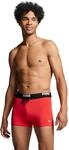 PUMA Badehose "PUMA SWIM MEN LOGO TRUNKS" elastischer Logobund mit integriertem