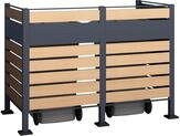 WESTMANN M&uuml;lltonnenbox "Planum" f&uuml;r 2 M&uuml;lltonnen je 240 L