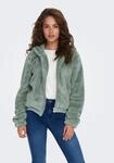 ONLY "ONLNEWANNA CONTACT SHERPA JKT OTW NOOS" mit Kapuze Kunstfaser