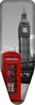 Bischof Colombo B&uuml;gelbrettbezug "London" 250g Molton-Posterung, 114x 36 cm