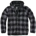 Anorak BRANDIT "Brandit Herren Teddyfleece Worker Jacket", Herren, Gr. S, schwarz,
