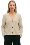 Cardigan MARC O'POLO "aus Heavy-Weight-Organic-Cotton", Damen, Gr. XXS, beige...