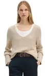 Strickpullover MARC O'POLO "aus Organic Cotton-Qualit&auml;t", Damen, Gr. XXS, beige