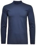 Stehkragenshirt RAGMAN, Herren, Gr. 3XL, blau (nachtblau), Jersey, Baumwolle, regular