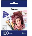 CANON Fotopapier "Zoemini Zink Papier ZP-2030 - 100 Blatt", wei&szlig;, B:5cm H:7,6cm,
