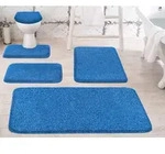 Badematte GRUND Gr. 4, blau, rechteckig (50cm x 80cm ), Badematten, Badematte