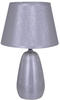 Tischleuchte NÄVE "SIMPLY CERAMICS" Lampen Gr. Ø 23 cm Höhe: 37 cm, silberfarben