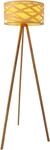 N&Auml;VE Stehlampe "Finja", braun (natur), 1, &Oslash; 40cm H: 148cm, 1 Stk., Leuchten,