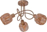N&Auml;VE LED Deckenleuchte "Josefa", gold (altgoldfarben), 3, H: 24cm, 1 Stk., Leuchten,