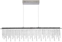 N&Auml;VE LED Pendelleuchte "Diamonds", grau (chromfarben), 1, 1 Stk., Leuchten, LED