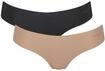 String SLOGGI "String Zero Microfiber Hipstring 2.0 2er Pack", Damen, Gr. XS, schwarz