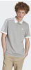 Poloshirt ADIDAS ORIGINALS "3-STRIPE POLO" Gr. S, grau (mgreyh) Herren Shirts