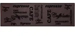 K&uuml;chenl&auml;ufer ANDIAMO "Espresso" Gr. 11, braun, B:57cm H:5mm L:180cm, Kunstfaser,
