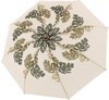 doppler Taschenregenschirm "nature Magic, choice beige", aus recyceltem Material mit
