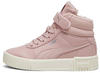 Sneaker PUMA "Carina 2.0 Mid Winter Sneakers Damen" Gr. 37.5, pink (future silver