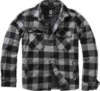 Anorak BRANDIT "Brandit Herren Lumberjacket", Herren, Gr. S, schwarz-wei&szlig; (schwarz,