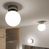 LED Deckenleuchte PAULMANN "Selection Bathroom Gove IP44 3000K 5W Satin, Glas/Metall"