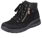 Winterboots RIEKER, Damen, Gr. 37, Warmfutter, schwarz, Leder, Lederimitat,...