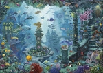Puzzle RAVENSBURGER "EXIT, Puzzle Kids, Im Unterwasserreich", bunt, Puzzles,
