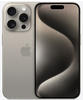 APPLE Smartphone "iPhone 15 Pro 512GB" Mobiltelefone silberfarben (natural titanium)