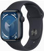 Smartwatch APPLE "Watch Series 9 GPS Aluminium 41mm S/M" Smartwatches schwarz