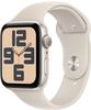 Smartwatch APPLE "Watch SE GPS 44 mm Aluminium S/M" Smartwatches beige (polarstern)