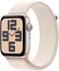 Smartwatch APPLE "Watch SE GPS 44 mm Aluminium One-Size" Smartwatches beige