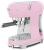 SMEG Espressomaschine "ECF02PKEU" Kaffeemaschinen pink (cadillac pink)