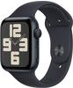 Smartwatch APPLE "Watch SE GPS 44 mm Aluminium S/M" Smartwatches blau (midnight)