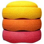 Balancetrainer STAPELSTEIN "Original warm classic", bunt, Balancetrainer,...