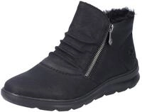Winterboots RIEKER, Damen, Gr. 36, schwarz, Lederimitat, unifarben, Schuhe
