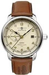 Automatikuhr ZEPPELIN "M&eacute;diterran&eacute;e", braun (cognacfarben, beige), Armbanduhren,