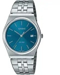 Quarzuhr, silber (silberfarben, nachtblau), CASIO TIMELESS COLLECTION, Armbanduhren,