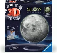 Ravensburger 11586 0, Ravensburger 3D Puzzle-Ball Der Mond Glow in the Dark