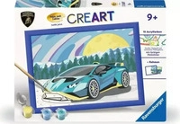 Ravensburger Malen nach Zahlen CreArt Blauer Lamborghini