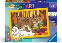 Ravensburger 23958, Ravensburger Malen nach Zahlen CreArt Luchs im Herbstwald
