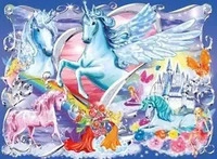 Ravensburger 13928 6, Ravensburger Puzzle Die sch&ouml;nsten Einh&ouml;rner 100 XXL