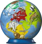 Ravensburger 11840 3, Ravensburger 3D Puzzle-Ball Kindererde 72 Teile