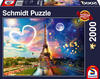 Schmidt Spiele 58941, Schmidt Spiele Puzzle Paris Tag und Nacht 2000 Teile