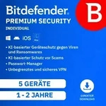 Bitdefender Premium Security Individual 2026 | 5 Ger&auml;te - 1 Jahr | Sofortdown...