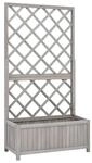 Gartenspalier grau Holz B/H/L: ca. 30x135x70 cm