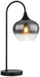 GLOBO Stehlampe schwarz Metall B/H/T: ca. 18x54x27,5 cm E27 1 Brennstellen