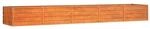 Hochbeet braun Stahl B/H/L: ca. 80x45x400 cm