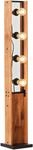 Brilliant Stehlampe Calandra 93122/76 schwarz natur Metall Holz B/H/T: ca.