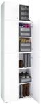 Schuhschrank Lona wei&szlig; B/H/T: ca. 70x223x39 cm