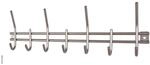 Garderobenleiste silber Edelstahl Optik Stahlrohr B/H/T: ca. 54x16x5 cm